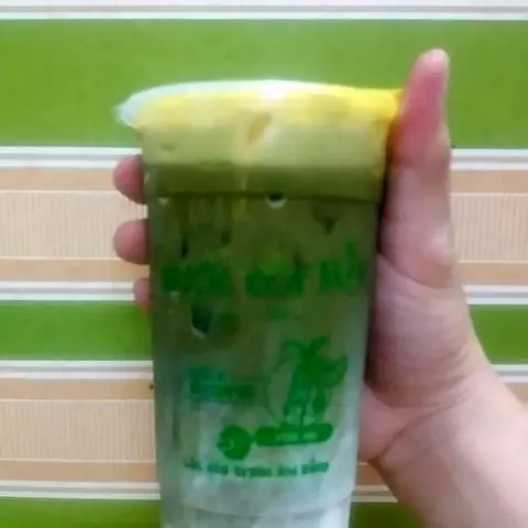 Hình ảnh Rau má mix sữa dừa - sầu riêng