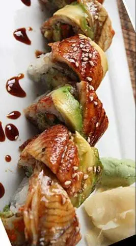 Hình ảnh Roll Unagi Dream (Cuộn Lươn,Trứng,Thanh Cua,Bơ)