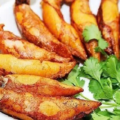 Hình ảnh Mực ống trứng chiên nước mắm