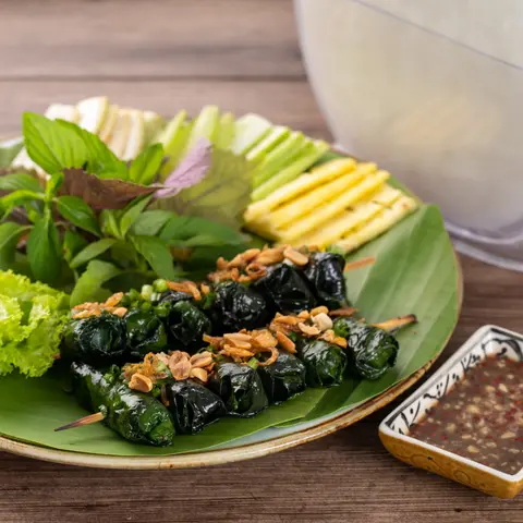 Hình ảnh Cá Lóc Cuộn Lá Lốt