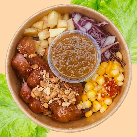 Hình ảnh Bún Gạo Lứt Nem Nướng 
