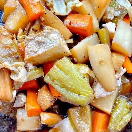 Hình ảnh Cơm rau củ kho thập cẩm