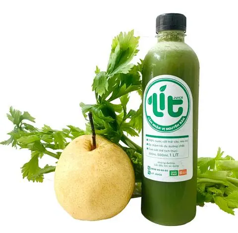 Hình ảnh Nước ép Lê + Ổi + Cần tây