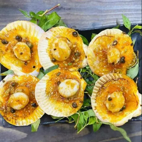 Hình ảnh SÒ ĐIỆP NHẬT NƯớNG TIÊU XANH