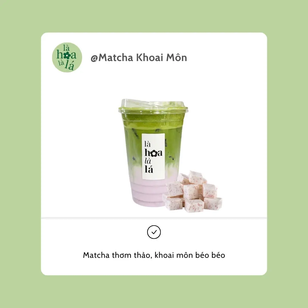 Hình ảnh Matcha Khoai Môn