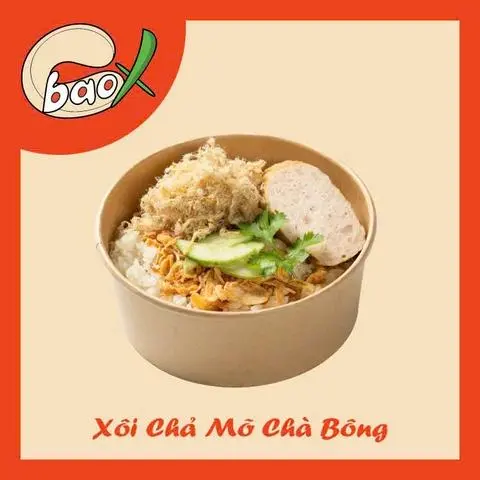Hình ảnh Xôi chả mỡ chà bông