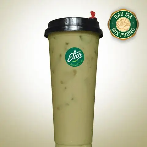 Hình ảnh LY ĐÁ > RAU MÁ [SỮA ĐẬU PHỘNG]/ 700ML