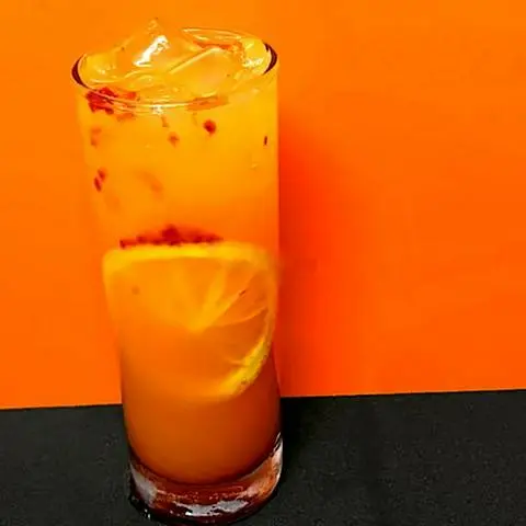 Hình ảnh Oolong cam phú bồn tử