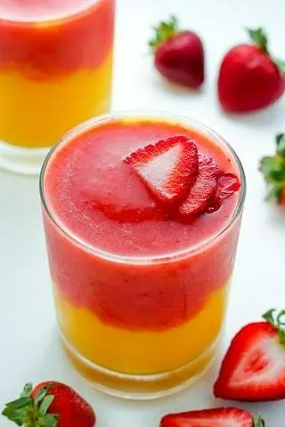 Hình ảnh Sinh Tố Dâu Xoài 