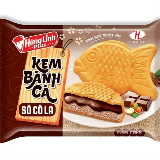 Hình ảnh Kem bánh cá socola ( 1 kem )