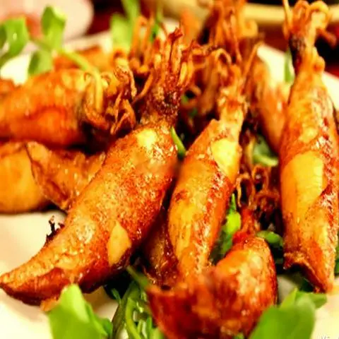 Hình ảnh Mực sữa muối chiên