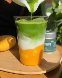 Hình ảnh Matcha latte xoài