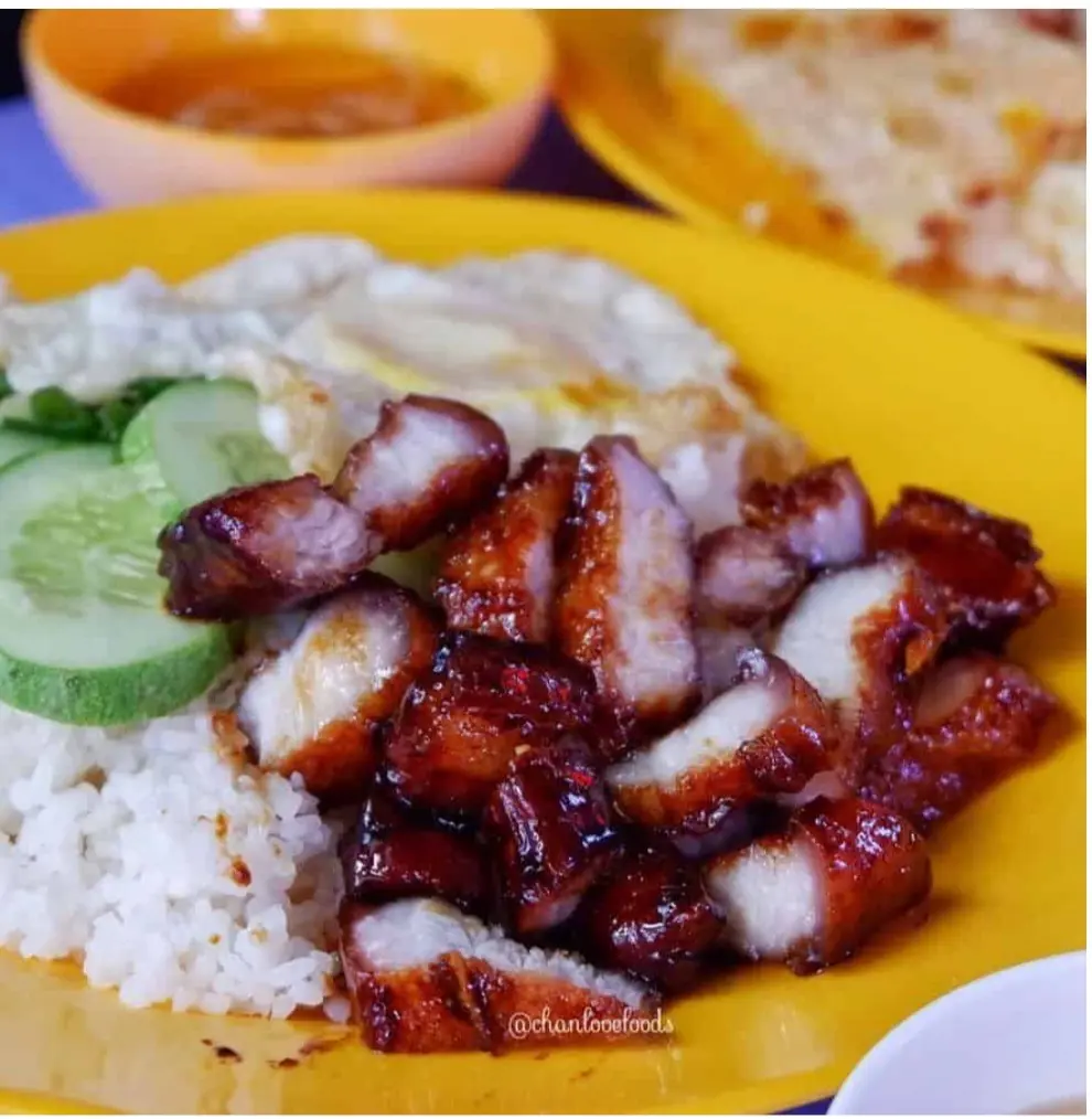 Hình ảnh Cơm Ba Rọi Chiên 