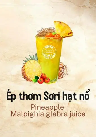 Hình ảnh Nước ép sơ ri hạt nổ