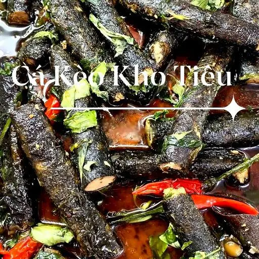 Hình ảnh Cơm cá kèo kho tiêu chay