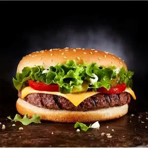 Hình ảnh Hamburger xúc xích