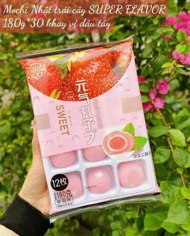 Hình ảnh •Bánh Mochi Kem Lạnh[vị dâu]