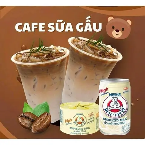 Hình ảnh Cà phê sữa Gấu 