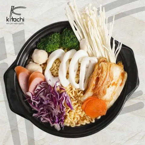 Hình ảnh Mì kim chi mực