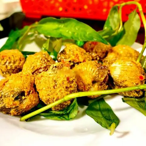 Hình ảnh Sò huyết rang muối
