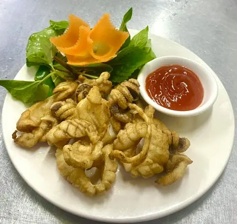Hình ảnh Mực chiên nước mắm