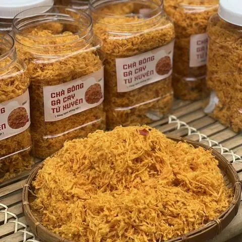 Hình ảnh Chà Bông Gà Cay Tứ Xuyên 500g
