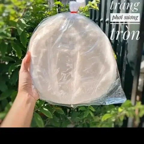 Hình ảnh  Bịch 200gr bánh tráng tròn phơi sương