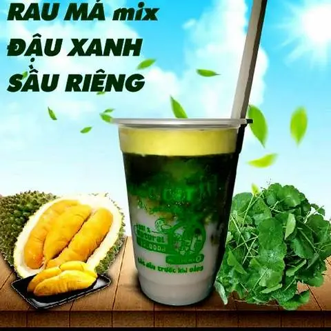 Hình ảnh Rau má mix đậu xanh - sầu riêng