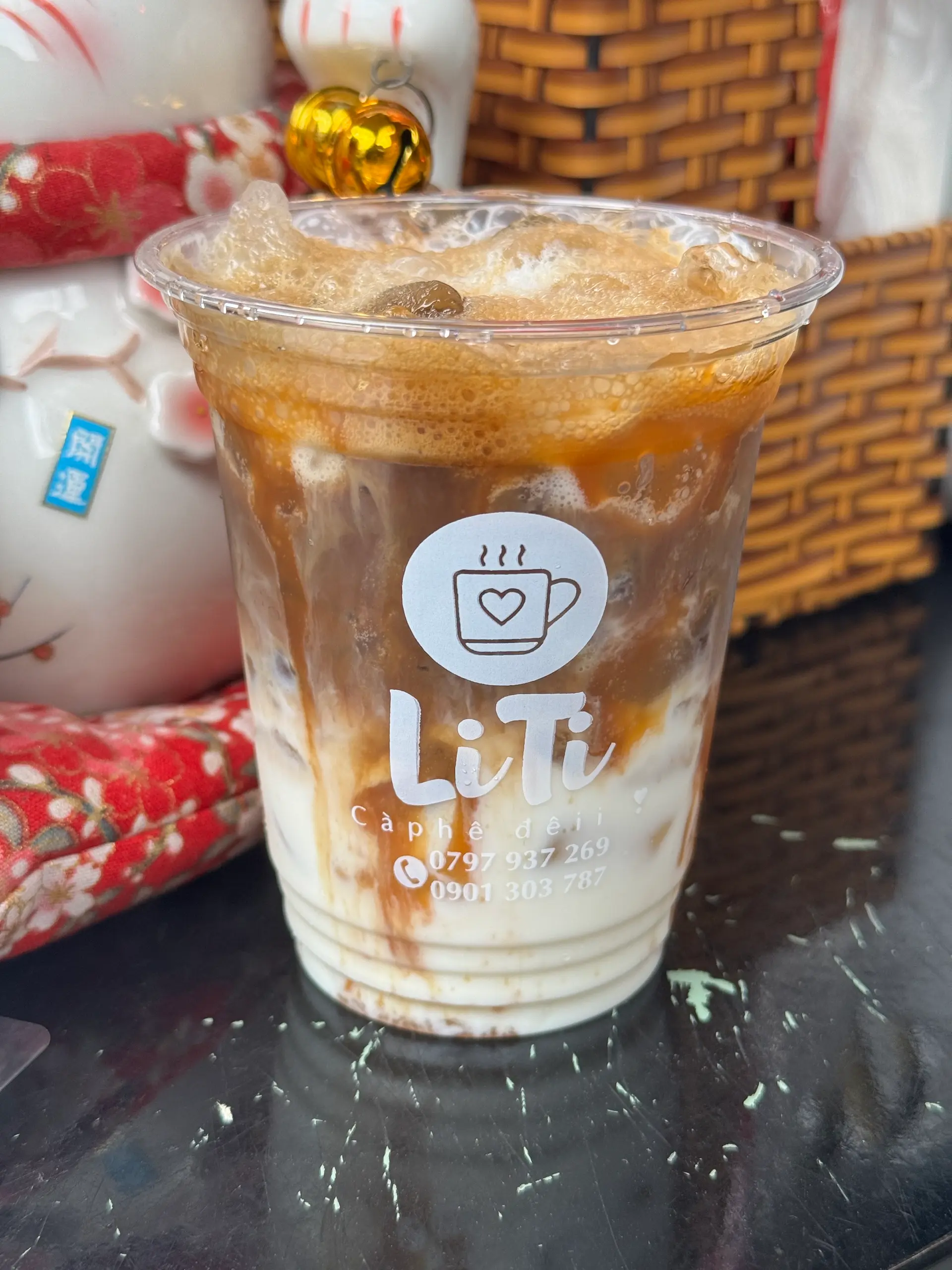 Hình ảnh Cà phê sữa tươi Caramel Muối 