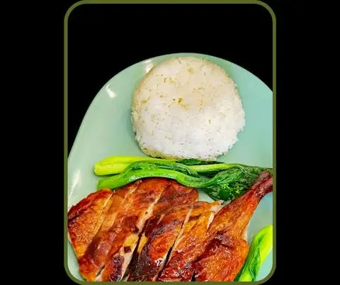 Hình ảnh Cơm đùi vịt quay - Roasted Duck Leg Rice - 燒鴨肶飯