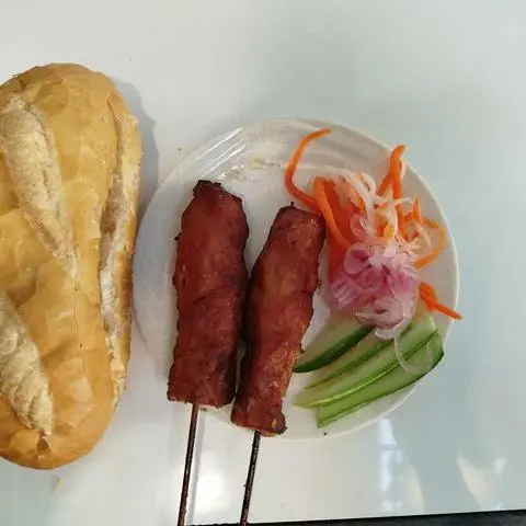 Hình ảnh bánh mì nêm nướng
