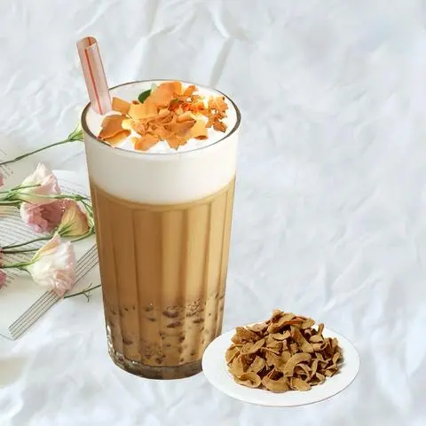 Hình ảnh Trà sữa sương sáo kem dừa nướng