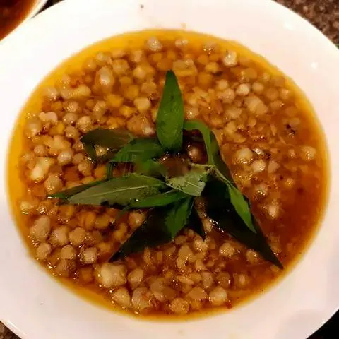 Hình ảnh Răng mực xào bơ kèm bánh mì