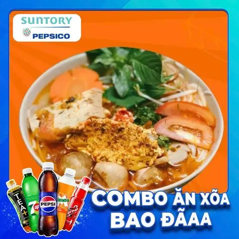 Hình ảnh Combo bún riêu chay - Pepsi
