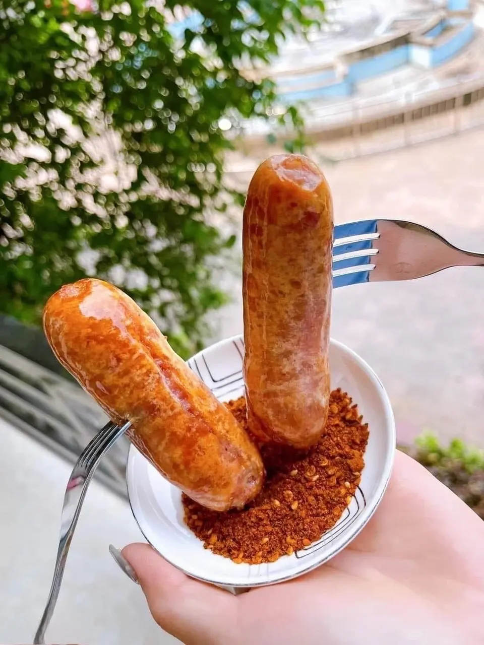 Hình ảnh Lạp xưởng nướng đá Hà Khẩu 