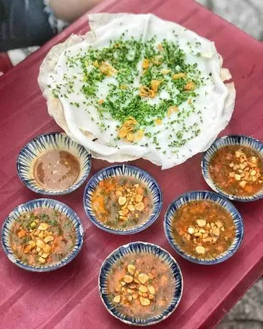Hình ảnh Bánh đập chấm sốt tôm thịt _2đap