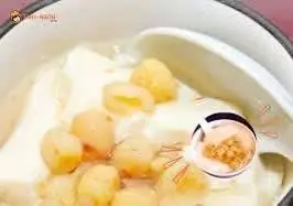 Hình ảnh Tàu hũ hạt sen