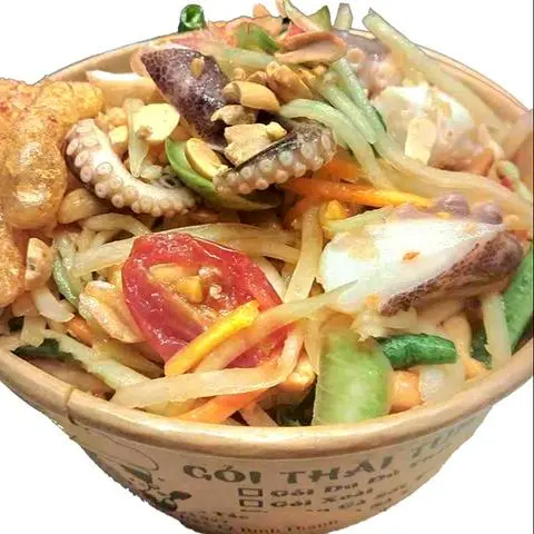 Hình ảnh Gỏi đu đủ bạch tuột