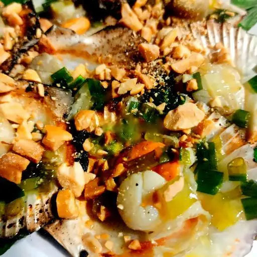 Hình ảnh Sò Điệp Nướng mỡ hành