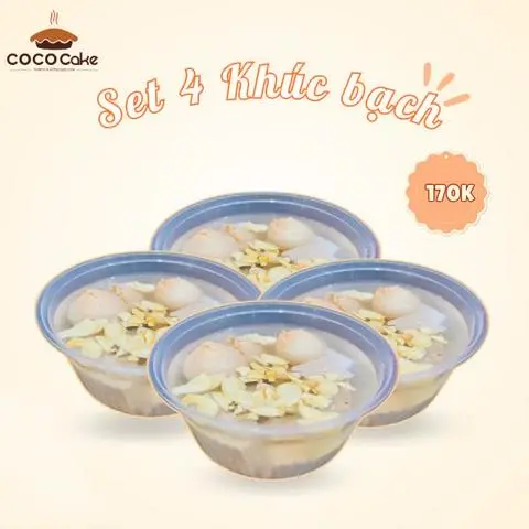 Hình ảnh Set 4 chè khúc bạch sô cô la