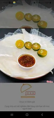Hình ảnh bánh tráng chấm sốt me