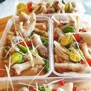 Hình ảnh Chân gà sả tắc size L+Nước Chấm Thần Thánh