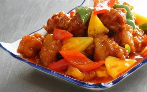 Hình ảnh cơm Sườn Xào Chua ngọt