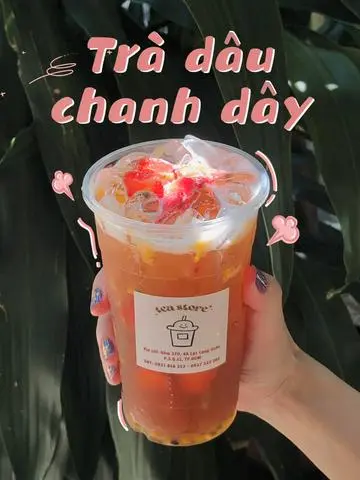 Hình ảnh Trà Dâu Chanh Dây