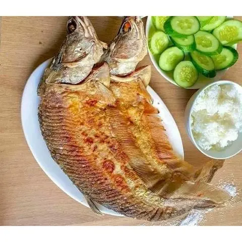 Hình ảnh Cá thác lác chiên giòn