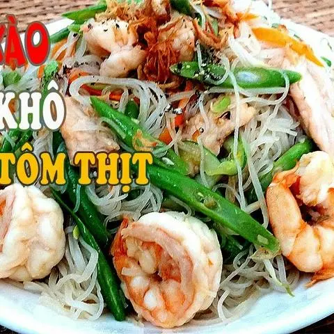 Hình ảnh Bún Khô Xào Tôm Thịt/Hải Sản