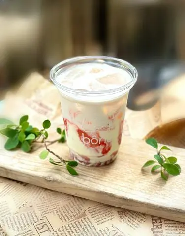 Hình ảnh Sữa chua dâu phô mai