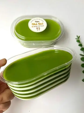 Hình ảnh Rau Câu Ngàn Lớp Lá Dứa