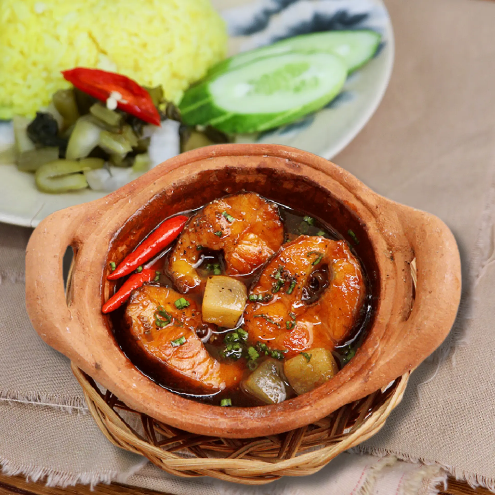 Hình ảnh Cơm Cá Kho Tiêu