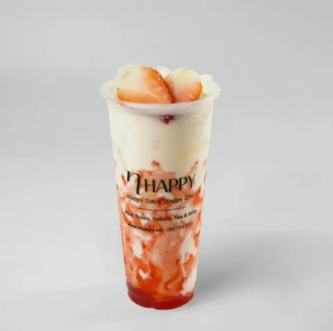 Hình ảnh latte dâu